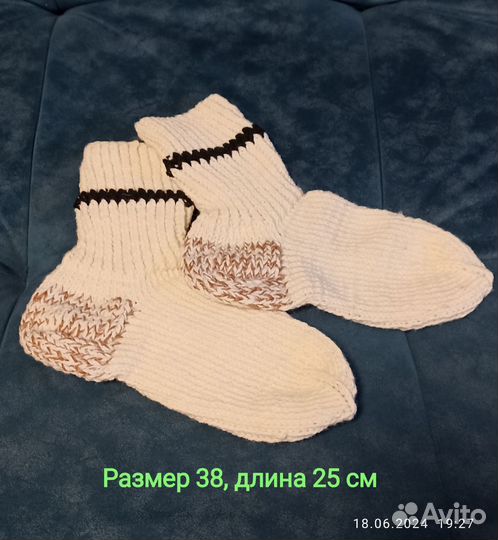 Носки вязаные ручной работы