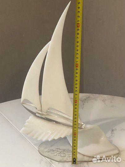 Винтажный сувенир «Парусник»Эпохи СССР