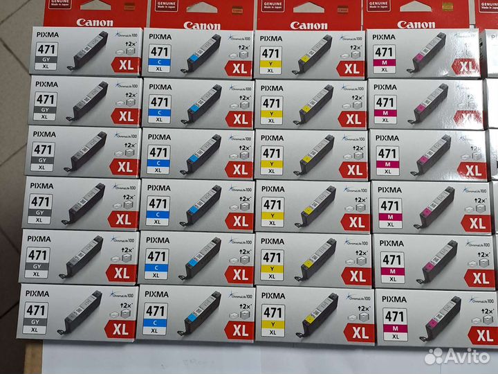 Картриджи Canon CLI-471xl