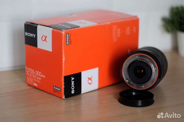 Объектив Телевик Sony DT 55-300 F4.5-5.6.SAM