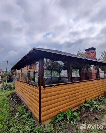 Мягкие и гибкие окна для террас