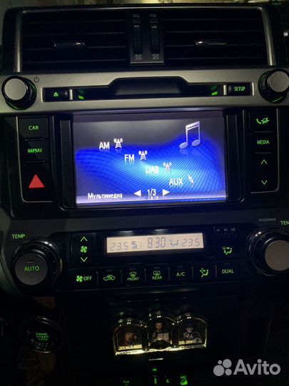 Штатная магнитола Тойота prado 150