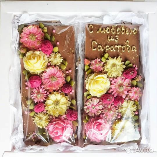 Шоколадная открытка, надпись любая, шоколад