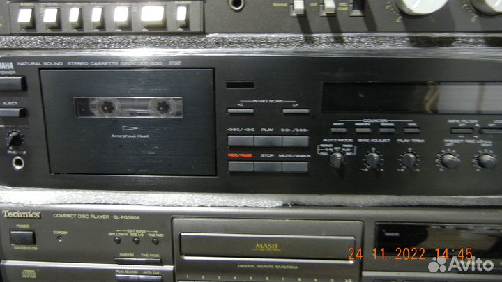 Technics-магнитофон-приставка