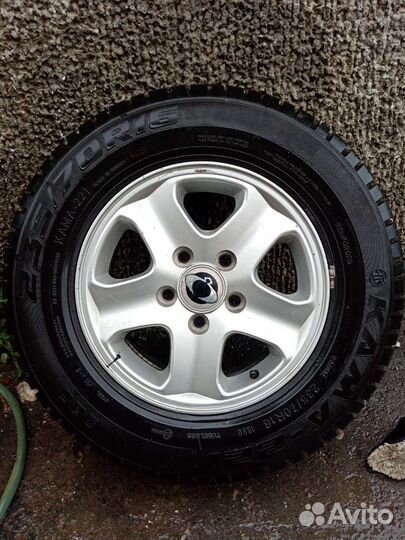 Диски, резина 235 70 16 Кама-221 на SsangYong