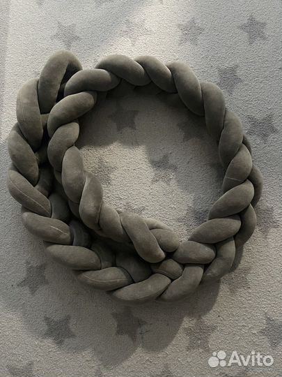 Бортик бортики в кроватку косичка 240-250 см