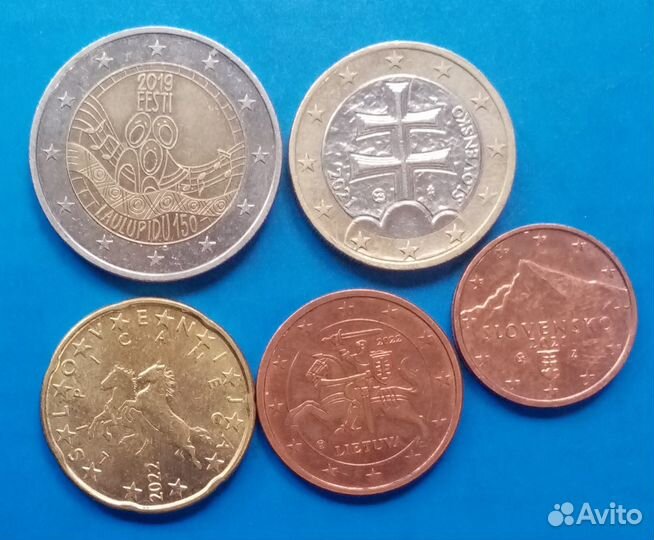 Евроценты Германия, Словения,Австрия