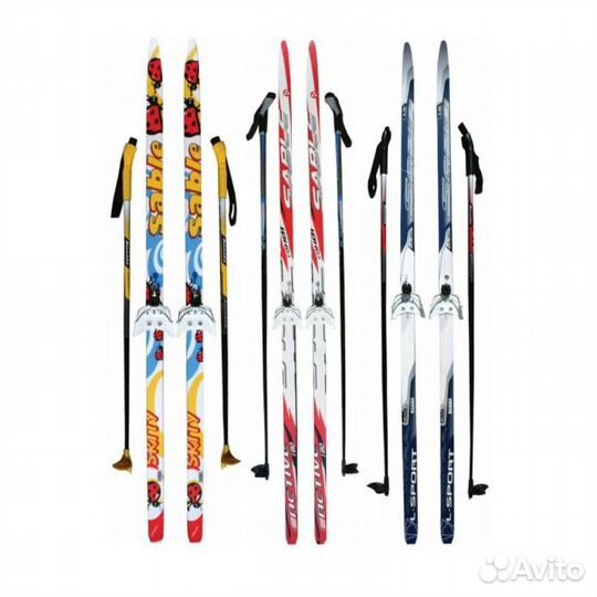 Комплект лыж STC 75 мм 180см step