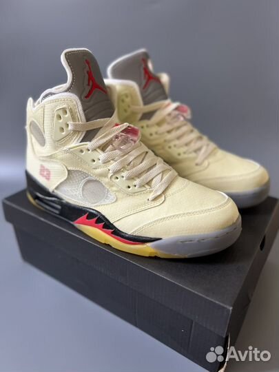 Nike air jordan 5 retro off white