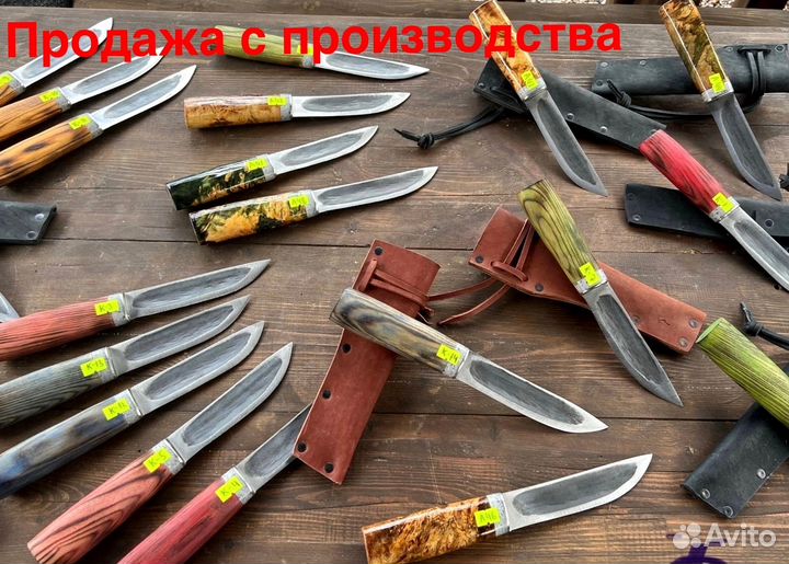 Ножи охотничьи якутские кованные 110х18мшд