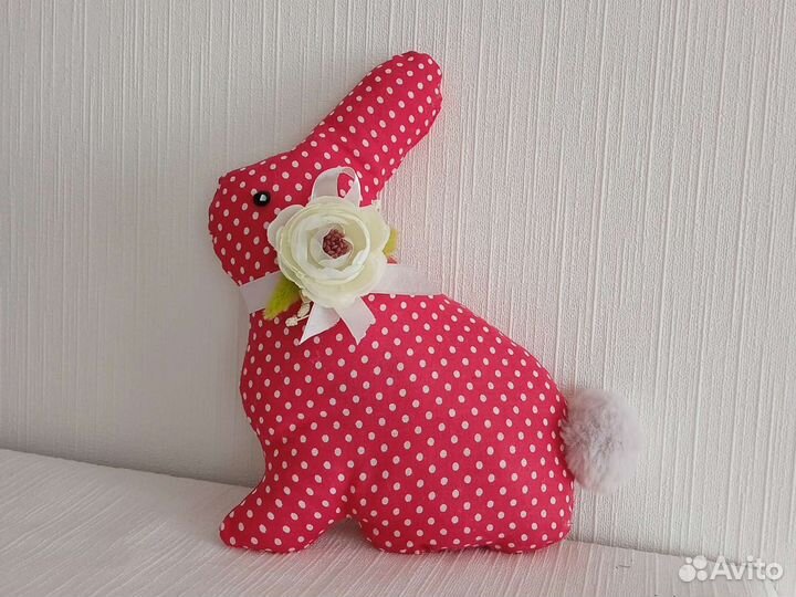 Интерьерный декор (текстильный кролик)