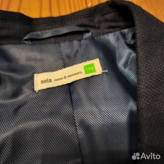 Пиджак для мальчика школьный 146-152