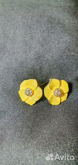 Серьги гвоздики пакетом