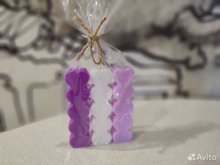 Свечи восковые ручной работы