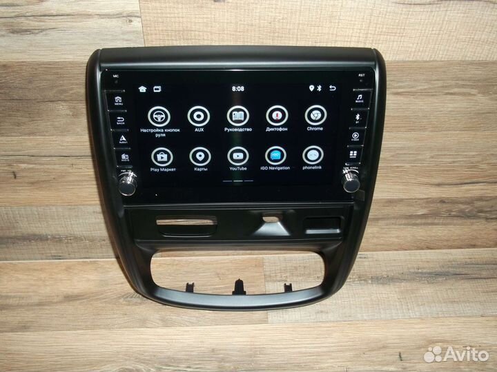 Магнитола Renault Duster Android с крутилками