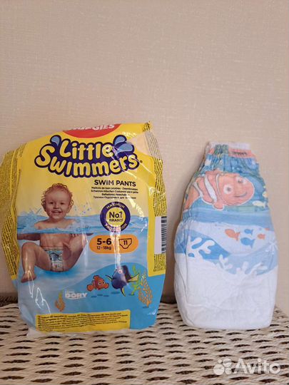 Huggies трусики-подгузники для плавания, 12-18 кг