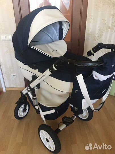 Коляска детская rico bruno ecco 2 в 1 цвет 11navy