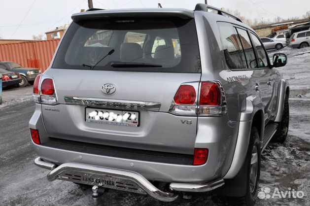 Защита заднего бампера Land Cruiser 200 2008