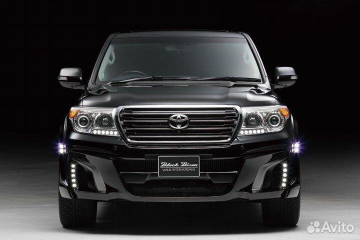 Обвес на land cruiser 200 wald black bison