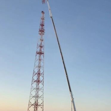 Аренда и услуги автокрана-вездехода, 250 т, 72 м, с гуськом 22 м