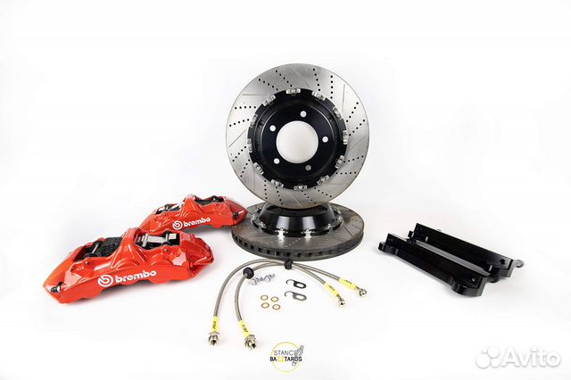 Тюнинг тормоза Lexus LC усиленные Brembo GT6 перед