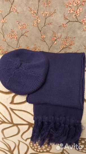 Берет и шарф комплект