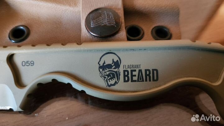 Flagrant Beard Havoc Coyote, сталь 1095 Carbon