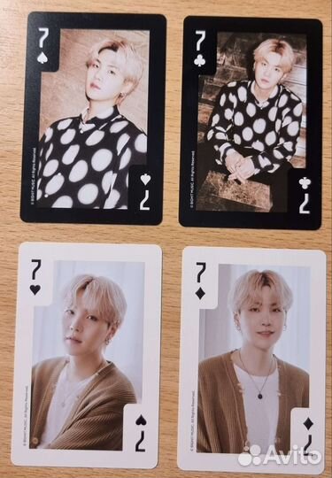 BTS Юнги сет карт членство 2022