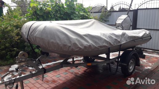 Продам лодку риб skyboat 360 мотор хонда 20