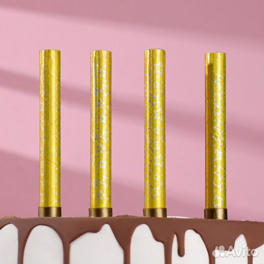 Набор тортовых свечей Фонтаны 4 шт