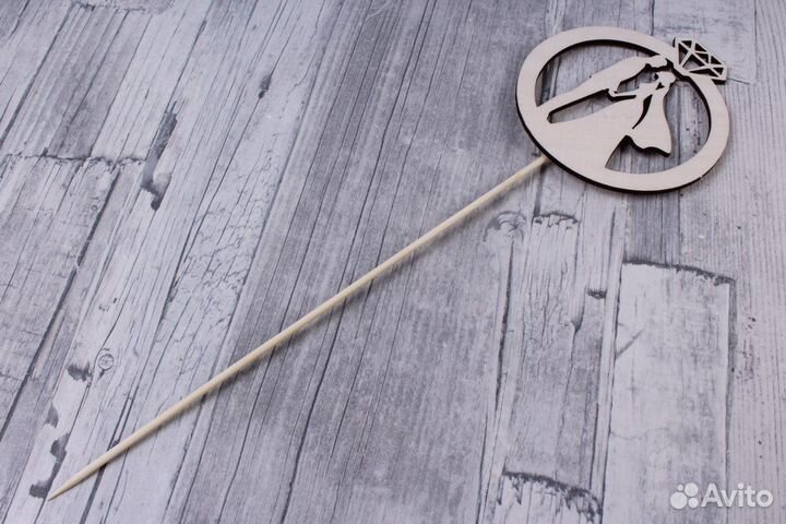 Топперы меловые и свадебный