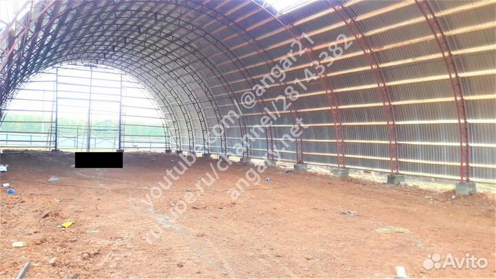 Ангар под ключ 897 м2
