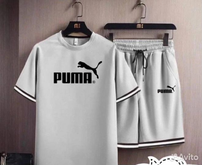 Летний костюм шорты и футболка puma