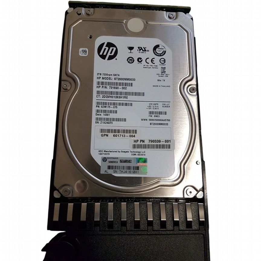[731690-002] Жесткий Диск Hp 2tb Msa Sata2 3,5" Hdd 731690-002