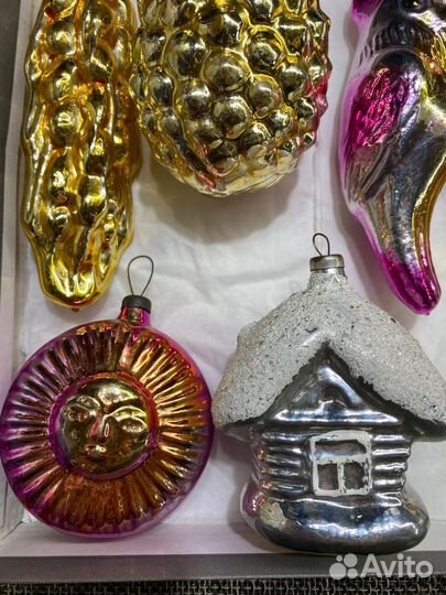 Елочные игрушки СССР