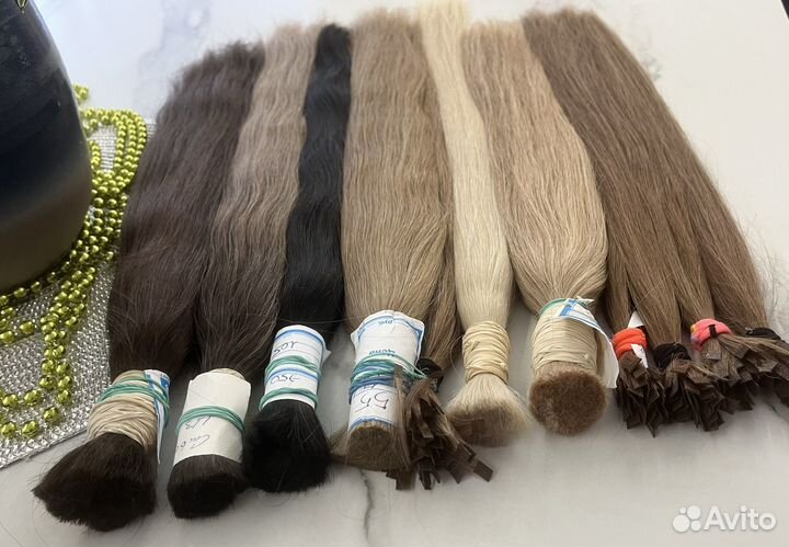 Волосы для наращивания 50-55-60 см в наличие
