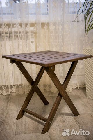 Столик из дерева складной купить в Сызрани | Товары для дома и дачи | Авито