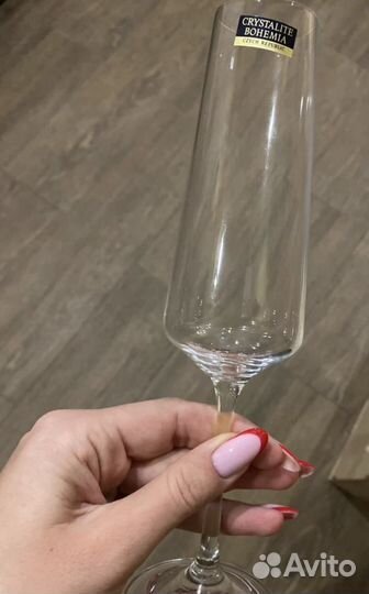 Бокалы для шампанского bohemia crystal