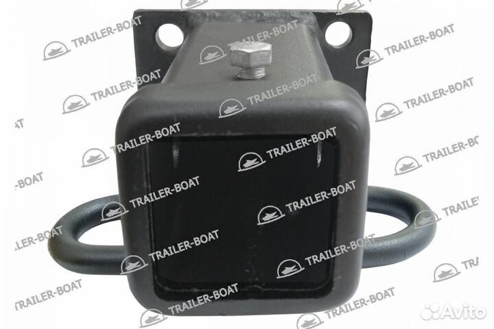 Фаркоп в бампер под квадрат 50 мм Nissan/Toyota с дополнительными креплениями