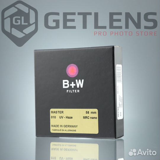 B+W 010 UV-Haze MRC Nano Master Filter (58mm)