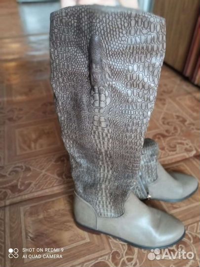 Сапоги демисезонные женские