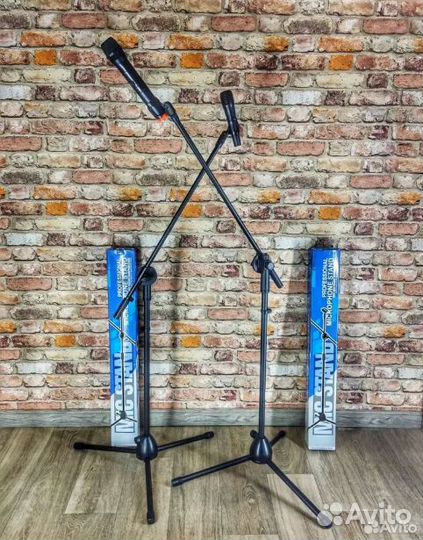 Стойка для микрофона напольная журавль