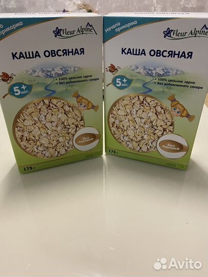 Каша детская безмолочная Fleur Alpine овсяная