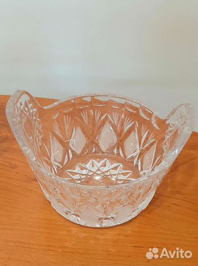 Хрустальная ваза,конфетница, икорница из СССР
