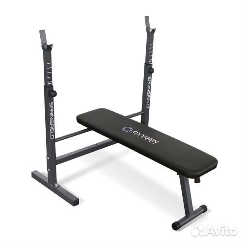 Скамья для жима со стойками Oxygen Fitness springf