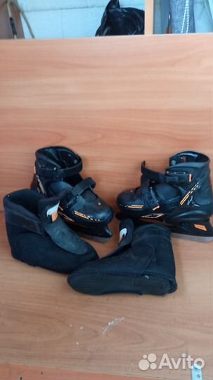 Коньки детские раздвижные