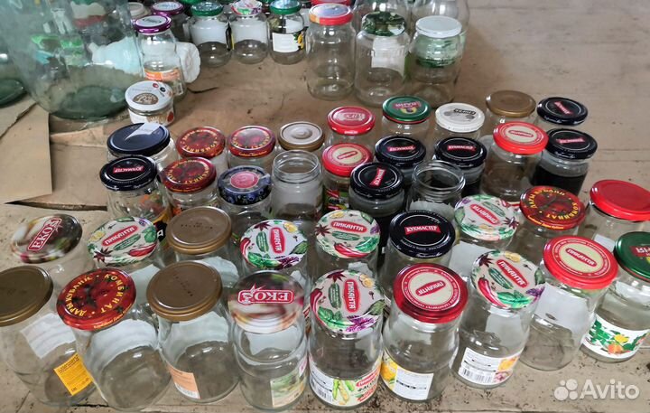 Банка стеклянная разная