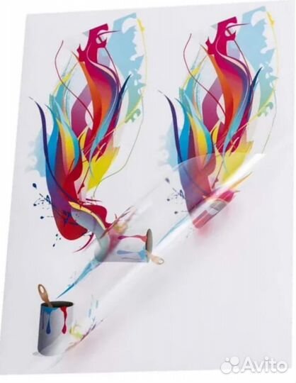 Самоклеющаяся пленка прозрачная, глянцевая