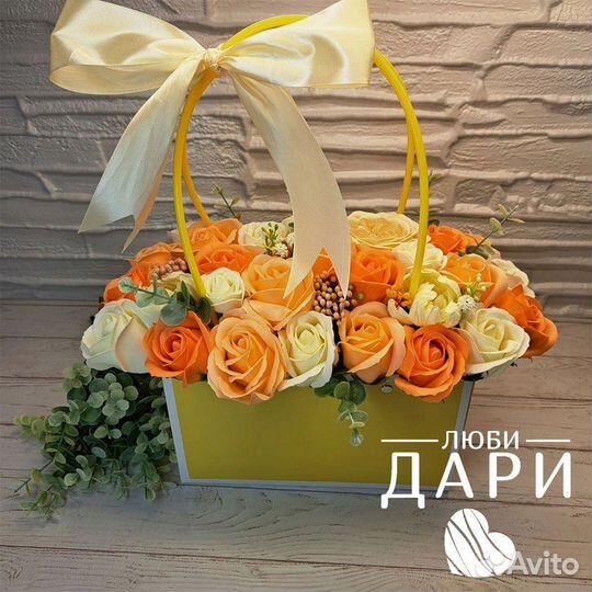 Букеты из мыльных цветов