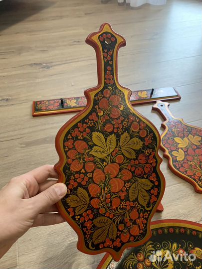 Набор кухонный хохлома